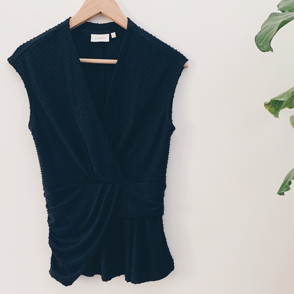 Swiss dot top from Anthropologie